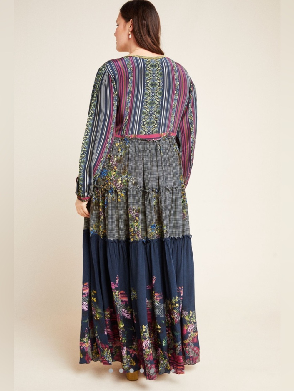 NWOT Anthropologie Tatiana Tiered Maxi Dress // Size 18W - Picture 2 of 4